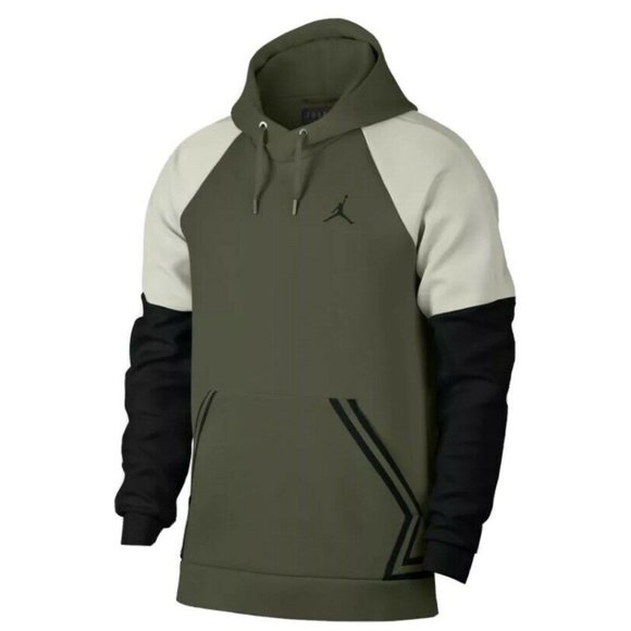 NIKE JORDAN FLIGHT TECH DIAMONDS PULL OVER HOODIE - Picture 1 of 8